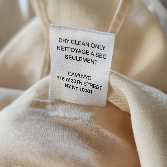Cami NYC Tilda Linen Cami in  Ceramic Cream Size XXS One Shoulder Beaded NWT - Picture 12 of 13